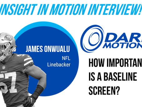 James Onwualu – NFL- linebacker: upcoming video on his experience with DARI Motion